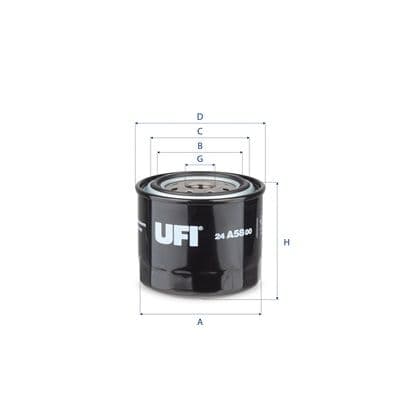 filtru combustibil UFI 24.A58.00