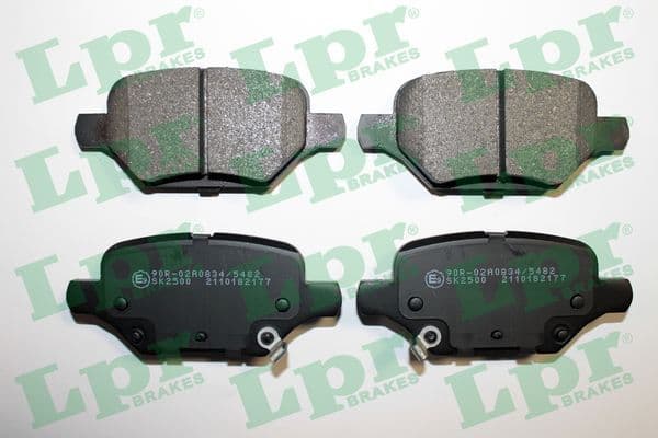 set placute frana,frana disc LPR 05P2177