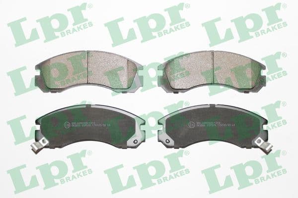 set placute frana,frana disc LPR 05P578