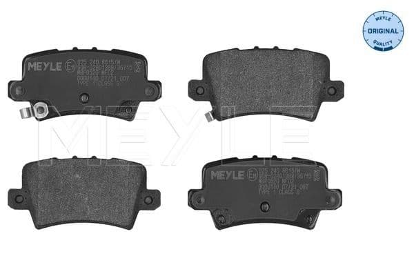 set placute frana,frana disc MEYLE -ORIGINAL: True to OE. 025 240 8615/W