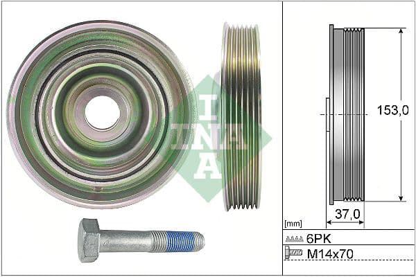 Fulie curea, arbore cotit Schaeffler INA 544 0097 20