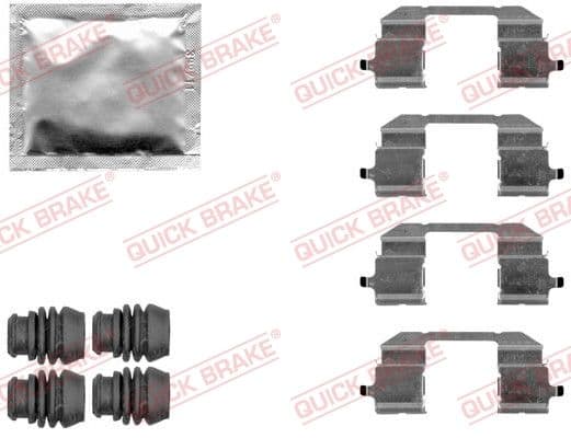 Set accesorii, placute frana QUICK BRAKE 109-1844