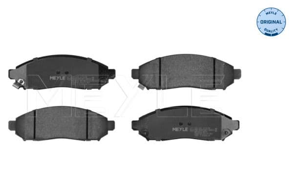 set placute frana,frana disc MEYLE -ORIGINAL: True to OE. 025 242 2716/W