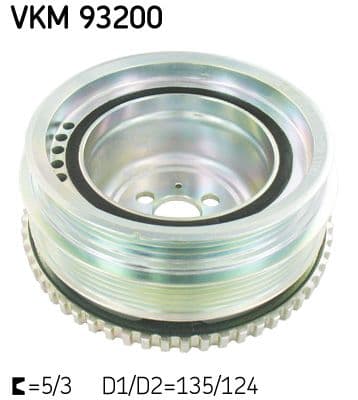 Fulie curea, arbore cotit SKF VKM 93200