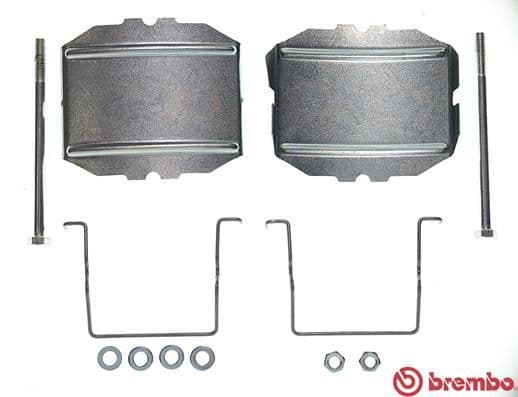 Set accesorii, placute frana BREMBO A 02 232