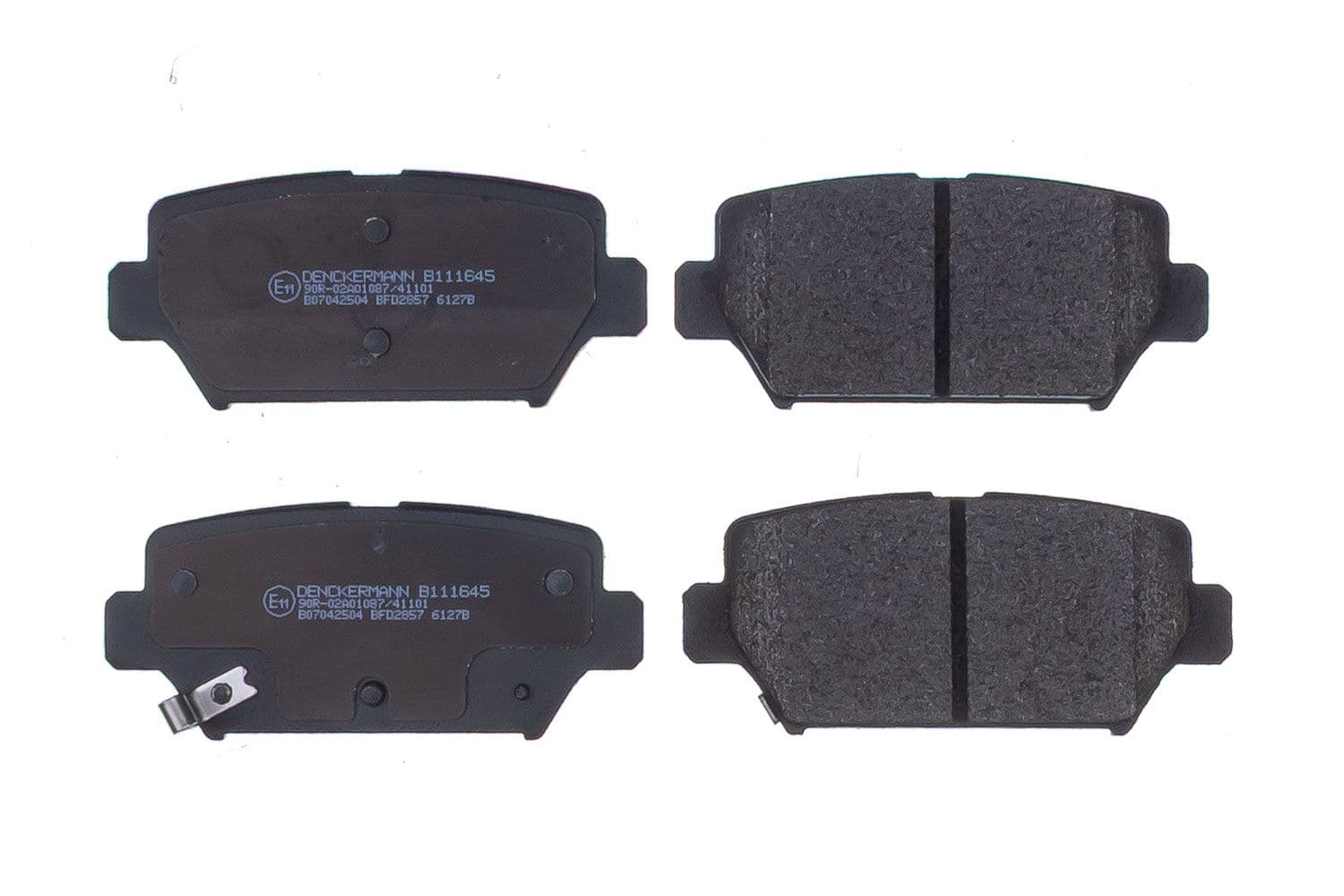 set placute frana,frana disc DENCKERMANN B111645