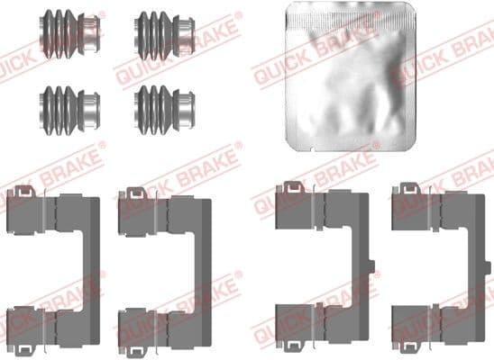 Set accesorii, placute frana QUICK BRAKE 109-0112