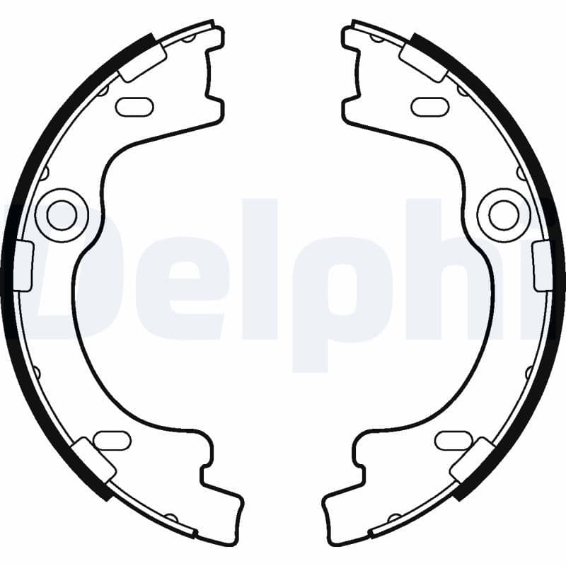 Set saboti frana, frana de mana DELPHI LS2012