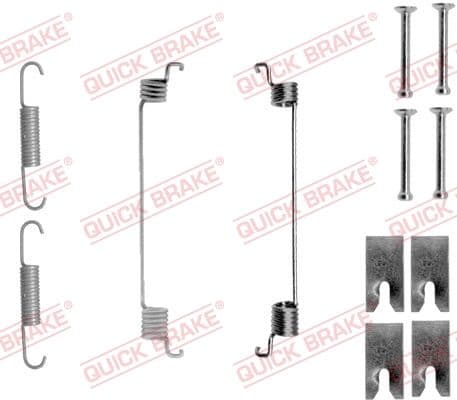 Set accesorii, sabot de frana QUICK BRAKE 105-0866