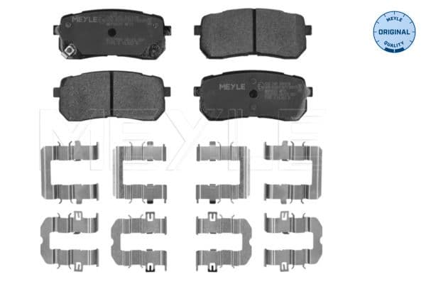 set placute frana,frana disc MEYLE -ORIGINAL: True to OE. 025 245 5915/W