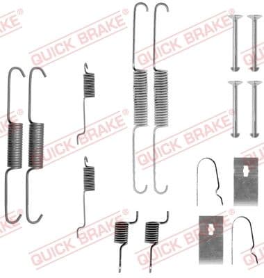 Set accesorii, sabot de frana QUICK BRAKE 105-0811
