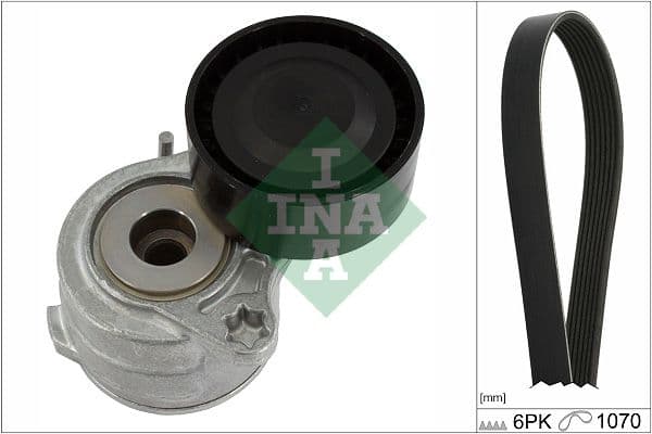 Set curea transmisie cu caneluri Schaeffler INA 529 0420 10