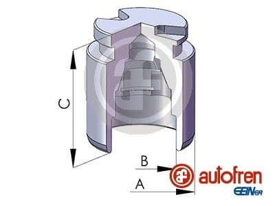 Piston, etrier frana AUTOFREN SEINSA D025119