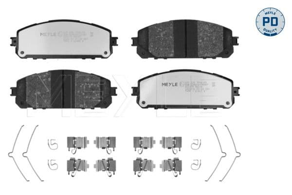 set placute frana,frana disc MEYLE -PD: Advanced performance and design. 025 220 7018/PD