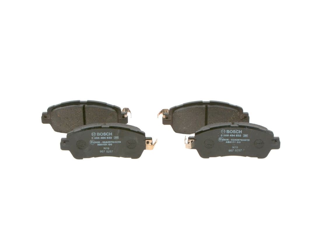 set placute frana,frana disc BOSCH 0 986 494 832