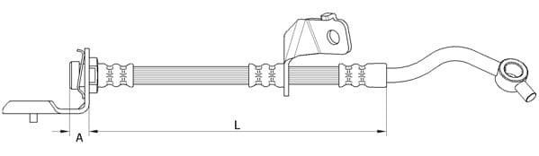 Furtun frana METZGER 4110819