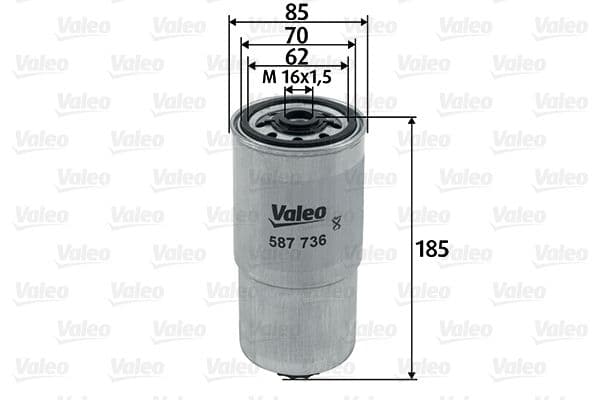 filtru combustibil VALEO 587736