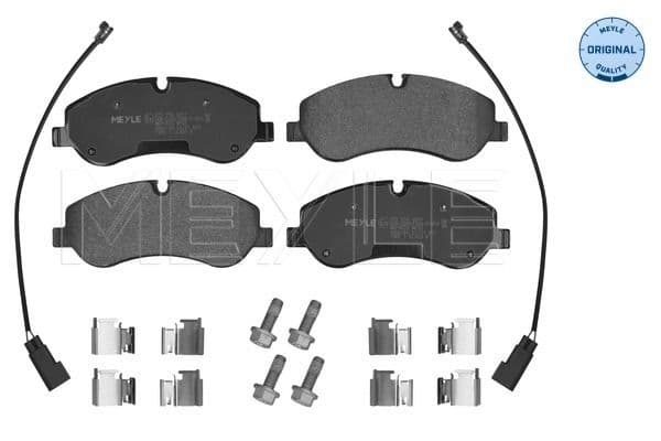 set placute frana,frana disc MEYLE -ORIGINAL: True to OE. 025 256 0217