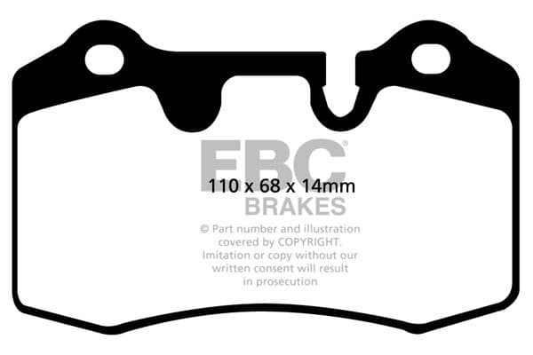 set placute frana,frana disc EBC Brakes DP41909R