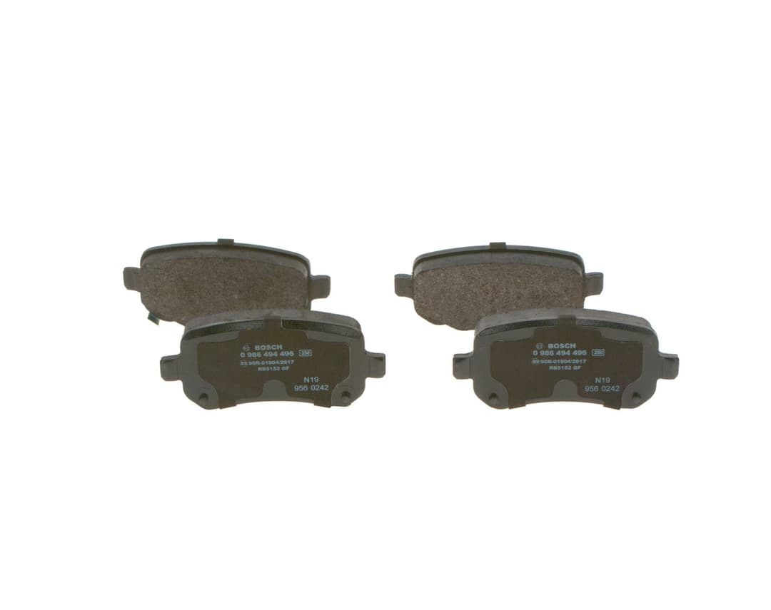set placute frana,frana disc BOSCH 0 986 494 496
