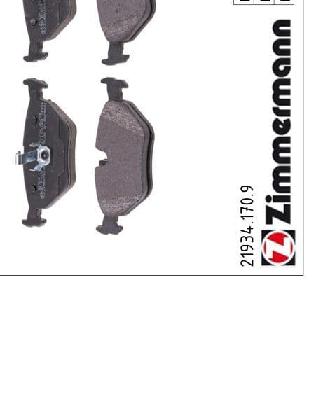 set placute frana,frana disc ZIMMERMANN pb:z 21934.170.9