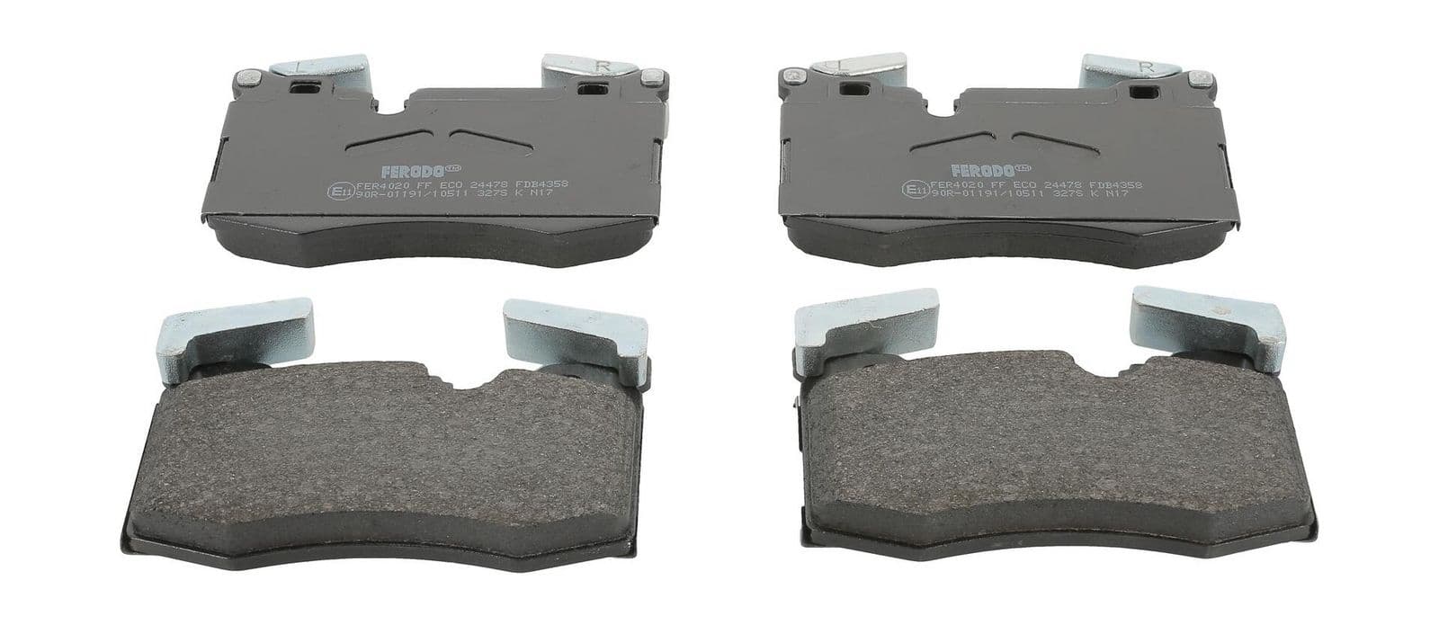 set placute frana,frana disc FERODO PREMIER ECO FRICTION FDB4358