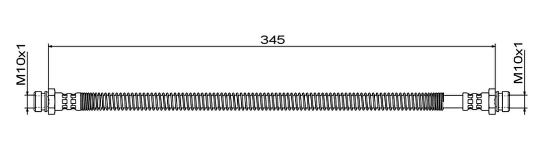 Furtun frana METZGER 4111881