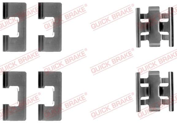 Set accesorii, placute frana QUICK BRAKE 109-1091