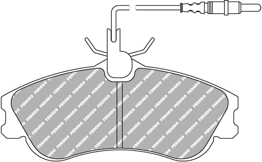 set placute frana,frana disc FERODO FCP1112H