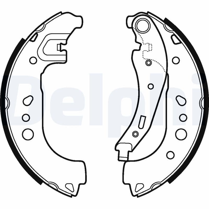 Set saboti frana DELPHI LS2109