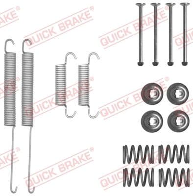 Set accesorii, sabot de frana QUICK BRAKE 105-0026