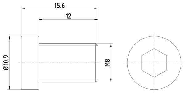 Surub, disc frana TEXTAR TPM0009