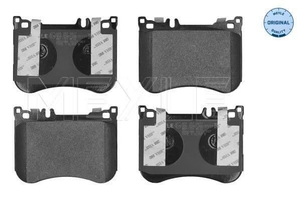 set placute frana,frana disc MEYLE -ORIGINAL: True to OE. 025 257 0617
