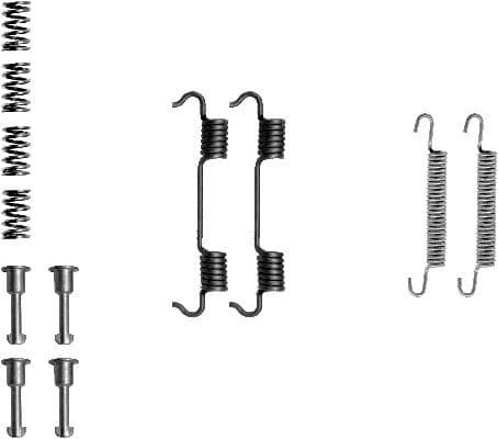 set accesorii, saboti frana parcare TEXTAR 97012600