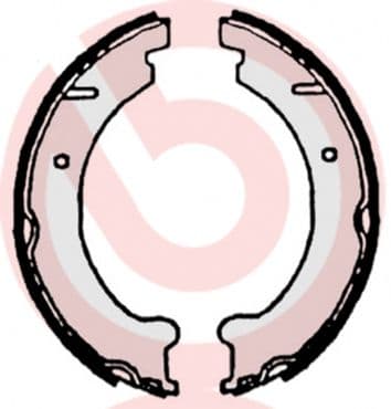 Set saboti frana, frana de mana BREMBO S 86 509
