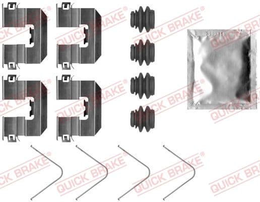 Set accesorii, placute frana QUICK BRAKE 109-0095