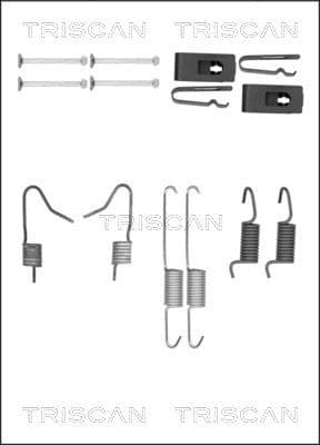 set accesorii, saboti frana parcare TRISCAN 8105 102613