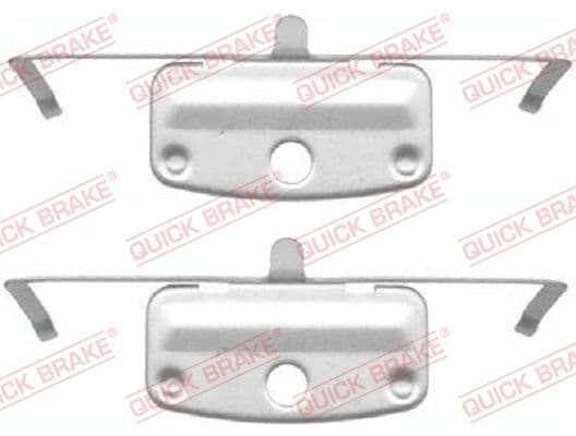 Set accesorii, placute frana QUICK BRAKE 109-1644