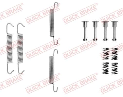 set accesorii, saboti frana parcare QUICK BRAKE 105-0621