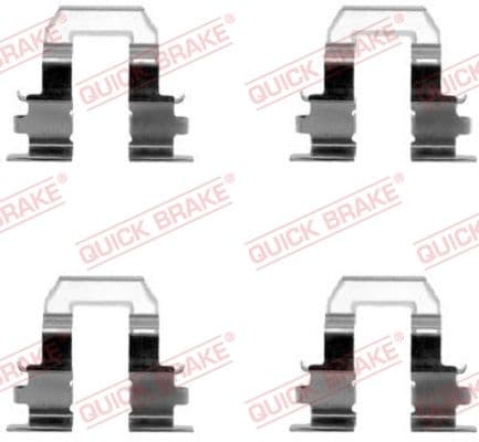 Set accesorii, placute frana QUICK BRAKE 109-1255