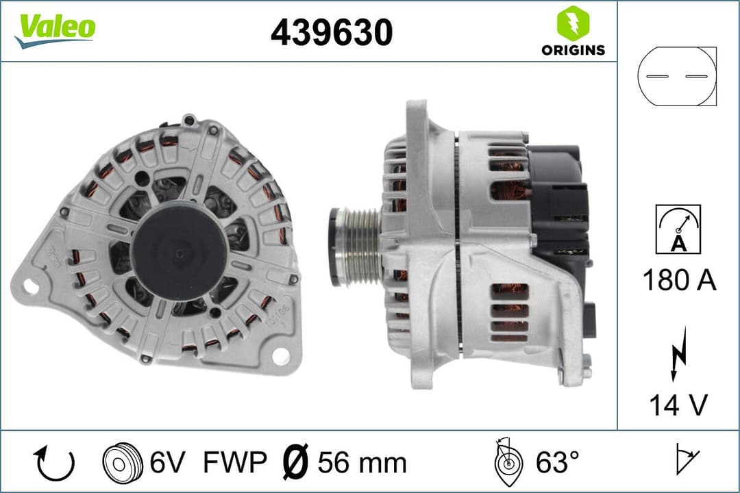 Generator / Alternator VALEO 439630