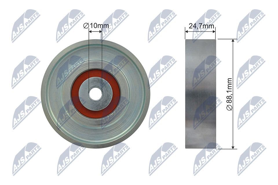 rola intinzator,curea transmisie NTY RNK-TY-040