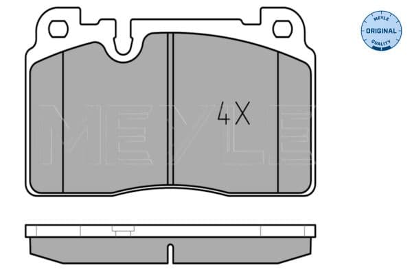 set placute frana,frana disc MEYLE -ORIGINAL: True to OE. 025 256 4316