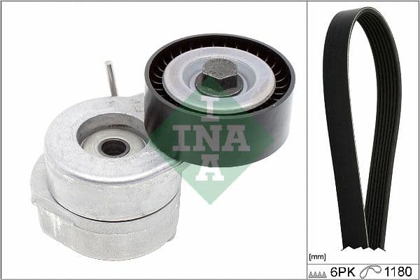 Set curea transmisie cu caneluri Schaeffler INA 529 0286 10