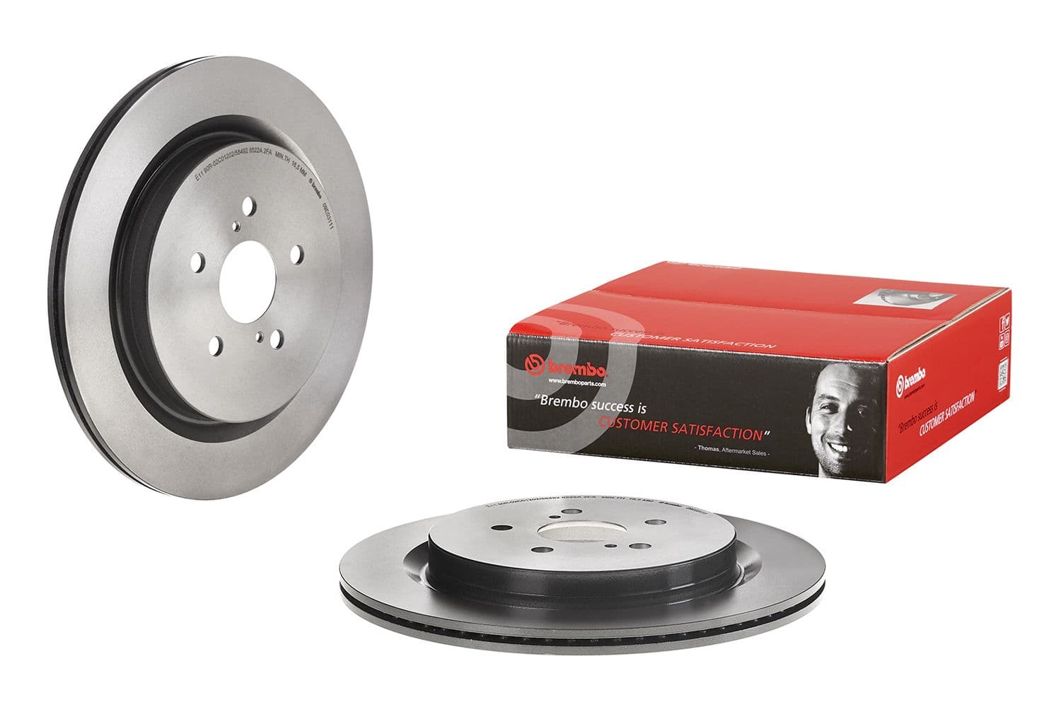 Disc frana BREMBO PRIME LINE - UV Coated 09.E031.11