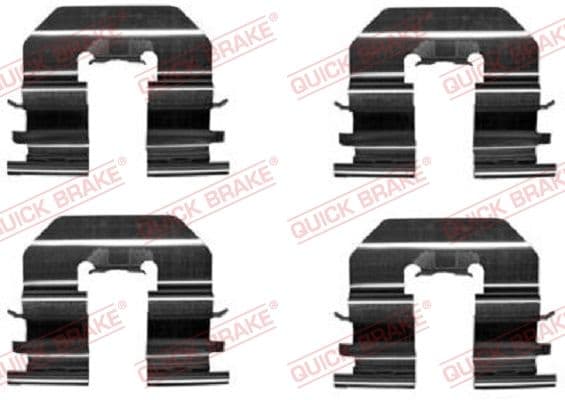 Set accesorii, placute frana QUICK BRAKE 109-1780