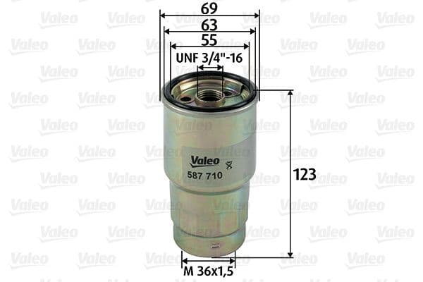 filtru combustibil VALEO 587710