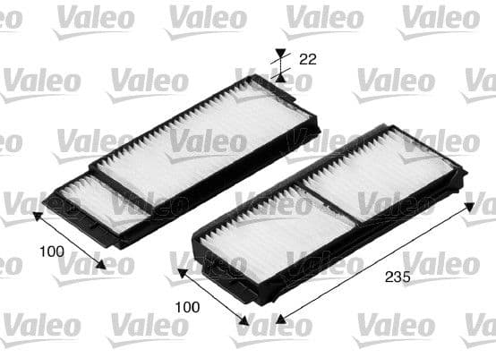 Filtru, aer habitaclu VALEO ESSENTIAL 698892