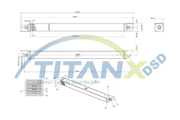 Radiator ulei, ulei motor TITANX OX609003