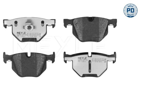 set placute frana,frana disc MEYLE -PD: Advanced performance and design. 025 237 3217/PD